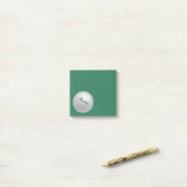 Kleiner Personalisierter Golfball Post It Notes Gi Post-it Klebezettel (Auf Schreibtisch)