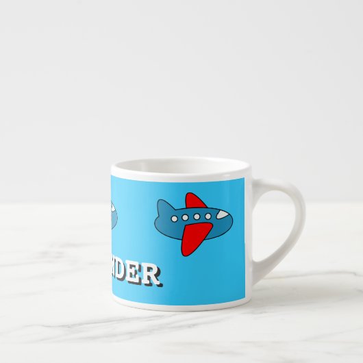 Kleiner personalisierter Name der KinderTasse | Espressotasse (Rechts)