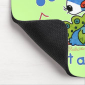 Kleiner Pfau Kurz und Stout Mousepad (Ecke)