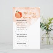 Kleiner Pfirsichsommer, der Mommy Best Game kennt (Stehend Vorderseite)