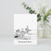 Kleiner Philosoph Postkarte (Stehend Vorderseite)