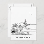 Kleiner Philosoph Postkarte (Vorne/Hinten)