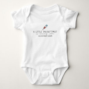 Kleiner Phlebotomiker kommt bald Phlebotomie Baby Strampler