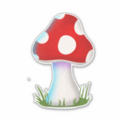 Kleiner Pilz Aufkleber (Vorderseite)