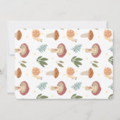 Kleiner Pilz Einladung zum Geburtstag (Rückseite)