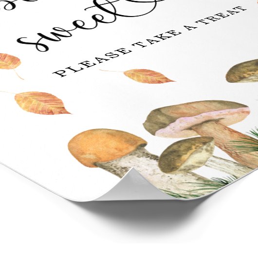 kleiner Pilz - Säuglinge sind süß Poster (Ecke)