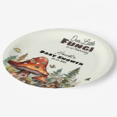 kleiner Pilzpilz-Wald Pappteller (Schrägansicht)