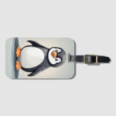 Kleiner Pinguin Gepäckanhänger (Vorderseite (Horizontal))