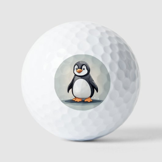Kleiner Pinguin Golfball (Vorderseite)