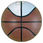 Kleiner Pinguin mit Schneebällen Basketball (Rechts)