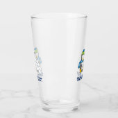 Kleiner Pinguin mit Schneebällen Glas (Links)