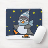Kleiner Pinguin Mousepad (Mit Mouse)