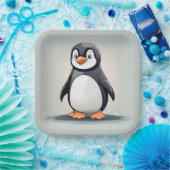 Kleiner Pinguin Pappteller (Party)