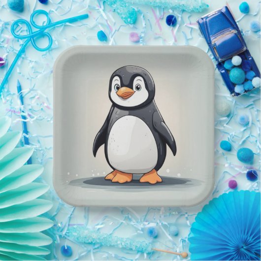 Kleiner Pinguin Pappteller (Party)