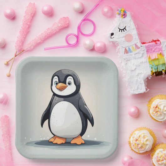 Kleiner Pinguin Pappteller (Party)