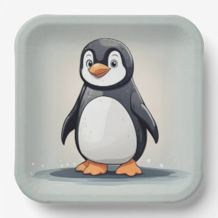 Kleiner Pinguin Pappteller