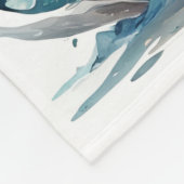 Kleiner Pinguin Personalisiert Fleecedecke (Ecke)