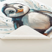 Kleiner Pinguin Personalisiert Sherpadecke (3/4)