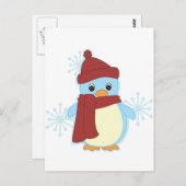 Kleiner Pinguin Postkarte (Vorne/Hinten)