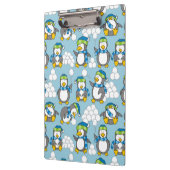 Kleiner Pinguinhintergrund Klemmbrett (Links)