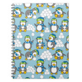 Kleiner Pinguinhintergrund Notizblock (Vorderseite)