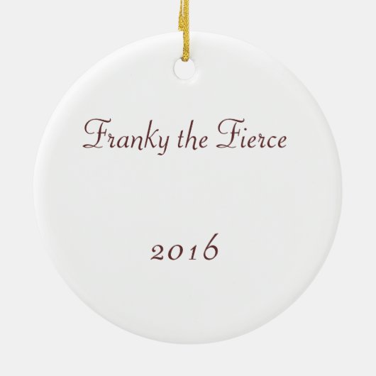 Kleiner Pirat Keramik Ornament (Hinten)