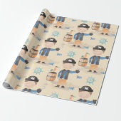 Kleiner Piratenjunge Geschenkpapier (Ungerollt)