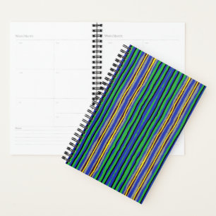 Kleiner Planer Kente Streifen