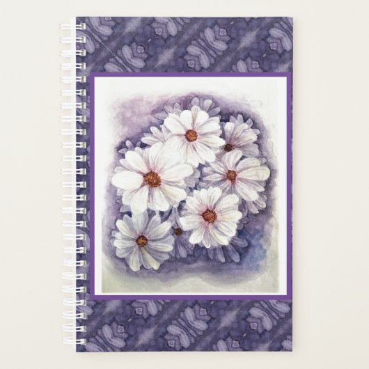 Kleiner Planer Lavender Daisies (Vorderseite)
