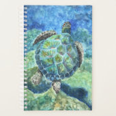 Kleiner Planer Wasserfarbenschildkröte #2 (Vorderseite)