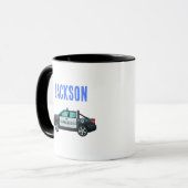 Kleiner Polizeioffizier Geburtstag | Personalisier Tasse (Vorderseite Links)