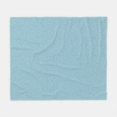 Kleiner Polka ist hellblau. Fleecedecke (Vorderseite (Horizontal))