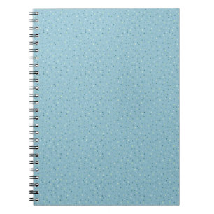 Kleiner Polka ist hellblau. Notizblock