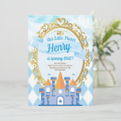 Kleiner Prinz Birthday Party Einladung (Stehend Vorderseite)