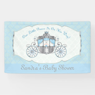 Kleiner Prinz, Blaues Babyshower Banner