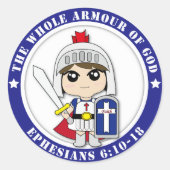 Kleiner Prinz, der die Kletterklappen umgibt Runder Aufkleber (Vorderseite)