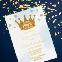 Kleiner Prinz Jungen-Baby-Party