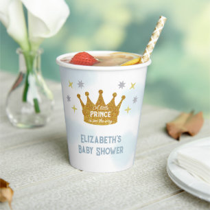Kleiner Prinz Jungen-Baby-Party Pappbecher