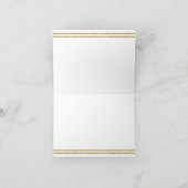 Kleiner Prinz Thank You Card, Blau, Imitat-Glitzer Dankeskarte (Innenseite)