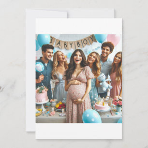 "Kleiner Prinz unterwegs: Baby Shower Celebration Einladung