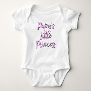 Kleiner Prinzessinbodysuit des Papas für Baby Baby Strampler