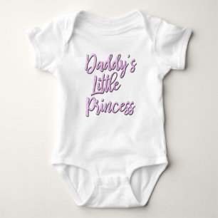 Kleiner Prinzessinbodysuit des Vatis für Baby Baby Strampler