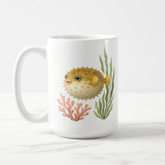 Kleiner Puff der Persönlichkeit Kaffeetasse (Links)