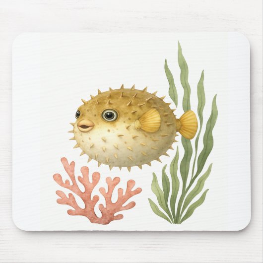 Kleiner Puff der Persönlichkeit Mousepad (Vorne)