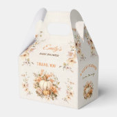 Kleiner Pumpkin auf dem Weg Babydusche Kleines Gab Geschenkschachtel (Vorderseite)