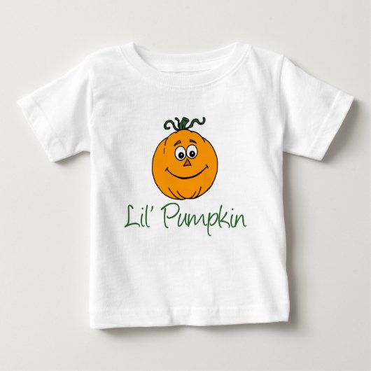Kleiner Pumpkin-Cartoon Pumpkin für Baby Baby T-shirt (Vorderseite)
