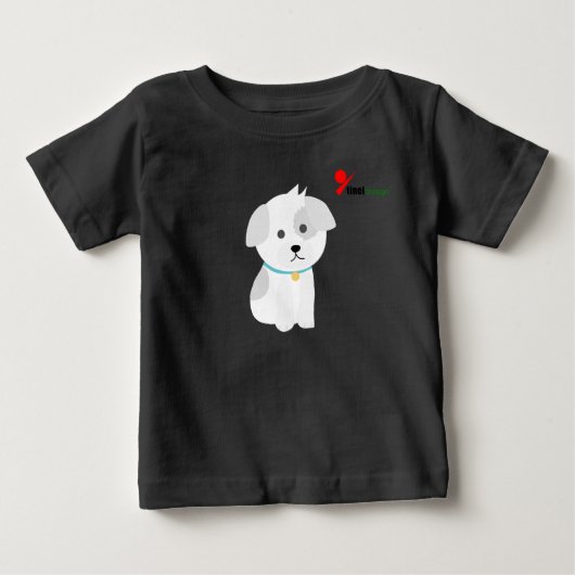 Kleiner Puppy Baby T - Shirt (Vorderseite)