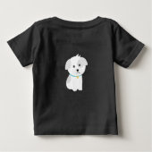 Kleiner Puppy Baby T - Shirt (Rückseite)