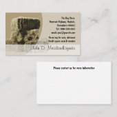 Kleiner quadratischer Heuballenstapel Visitenkarte (Vorne/Hinten)