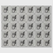 Kleiner Raccoon-Gauner-personalisierte Geschenkpapier (Flach)